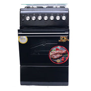 Blueflame 50*60cm 3 Gas Burners +1 Hot Plate Cooker NL6031E ( Made In Turkey ) - Black (3YR WRNTY)