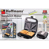 Hoffmans Sandwich maker Model Hm-3005 - Black & Silver