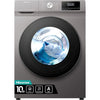 Hisense 10KG Front Loader Automatic Washing Machine 10 Kg -Silver (2YRS WRNTY)