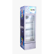 SPJ 300L Showcase Chiller Beverage Cooler Freeze- White.