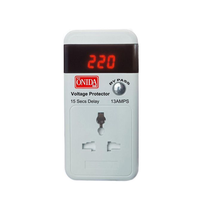 Onida Plus 13 Amps Digital Voltage/Power Guard (All Electronic Equipment guard) – White