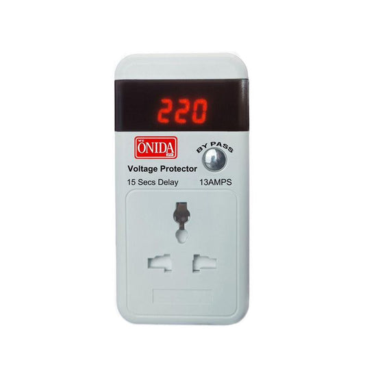 Onida Plus 13 Amps Digital Voltage/Power Guard (All Electronic Equipment guard) – White