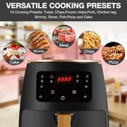 Digiwave 2400W Smart Air Fryer Electric Oilless Cooker with LCD Screen