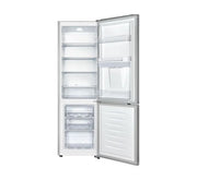 ADH 368L Double Door Bottom Freezer With Water Dispenser Fridge – Silver