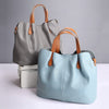 Leather bag women's mother bag soft leather tote bag
