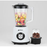 Hoffmans 2-in-1 Blender & Dry Grinder High-Performance 600W Motor with Large Capacity Jar HM- 177 - White/Black