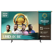 Hisense 55" 4K Utra HD LED VIDA Smart TV YouTube, Netflix , App Store - 55A6HS - Black