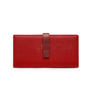 Fashion Contrast Color Wallet 20 Discount Card Bag Long Label