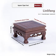 Door Frame Decoration Base Home Carving Solid Wood Crafts Bracket
