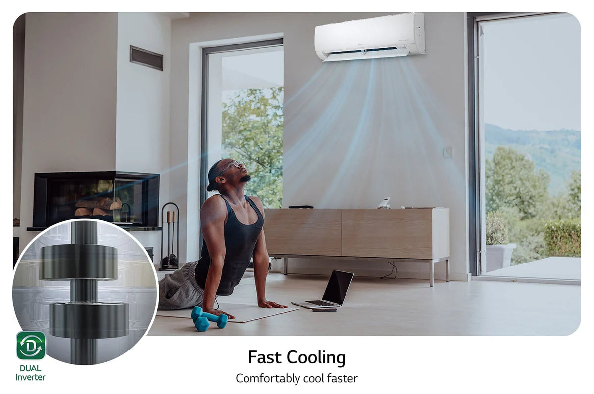 LG 18,000 BTU DUALCOOL Inverter AC