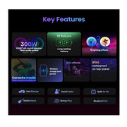 Hisense Party Rocker – Wireless Outdoor / Indoor Party Speaker With Subwoofer Black