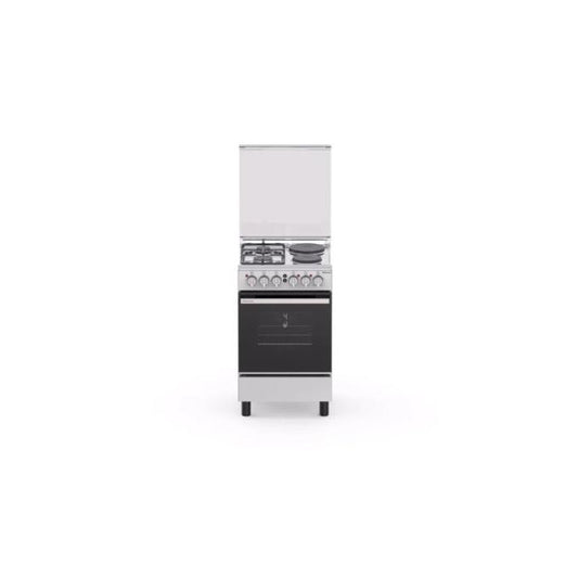Hisense 50x50cm 2 Gas 2 Electric,HF522GEES Grill Gas Cut protection 2+2 – Silver