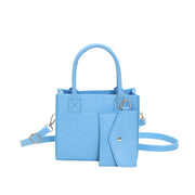 Heart Hair Felt Portable Shoulder Messenger Bag