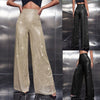 Polyester European And American Fashion Women's Wear Sequined Nightclub Trousers