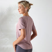 Quick-drying Mesh Stitching Workout Clothes Top For Women