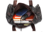 Leather leisure travel bag