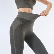 Sports running peach leggings