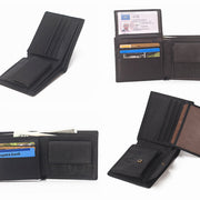 Men's vintage leather wallet