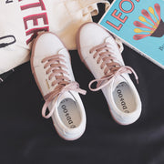 Little White Shoes Women Single Shoes Hong Kong Style Sneakers
