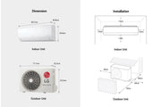 LG 18,000 BTU DUALCOOL Inverter AC