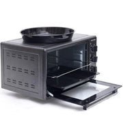Blueflame 45 Liters Electric Mini Oven With Special Round Tray- Inox (3 YRS WRNTY)
