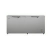Hisense 660 Liters Double Door Chest Freezer Deep Freezer – Grey 3 Years warranty
