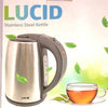 LUCID 1.7L Stainless Electric Kettle – Silver