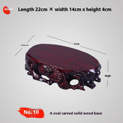 Solid Wood Ornament Base Can Be Carved With Grooves