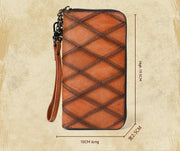 Women's Long Large Capacity Zipper Mobile Phone Bag