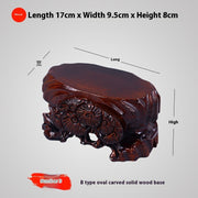 Solid Wood Ornament Base Can Be Carved With Grooves