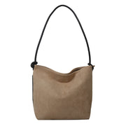 Large Capacity Frosted Suede Fashion Casual Shoulder Underarm Tote Handbag