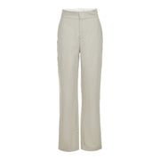 Women's Solid Color Fashion Street Printed Loose Casual Straight Pants