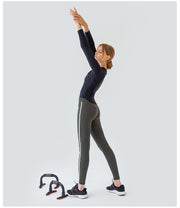 Slim Fit Thin Yoga Wear Nude Feel Skin-friendly Outerwear Fashion Sports Fitness Top Women