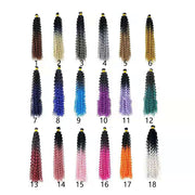 Chemical Fiber Crochet Hair 14-inch Water Ripple Gradient