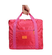 Portable printing travel bag large capacity nylon handbag folding luggage storage bag