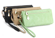 new PU Ms. long purse female Korean retro Handbag Purse Hand bag one generation