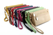 new PU Ms. long purse female Korean retro Handbag Purse Hand bag one generation