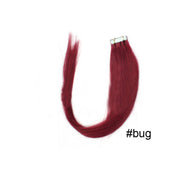 Pu traceless nano human hair European and American hair extension 16inch 40cm 20 piece pack