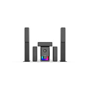 Global Star Bluetooth Speaker Home Speaker GS-V85 100Watts 5.1 Home Multispeaker System | Speaker Model no. GS-8912 (1YRS WRNTY) - BLACK