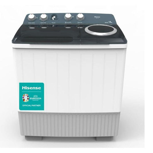 Hisense 10Kg Twin Tub Washing Machine - White (2YRS WRNTY)
