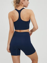 Women's Fashion Slim Fit High Waist Hip Lift Stretch Tight Yoga Shorts