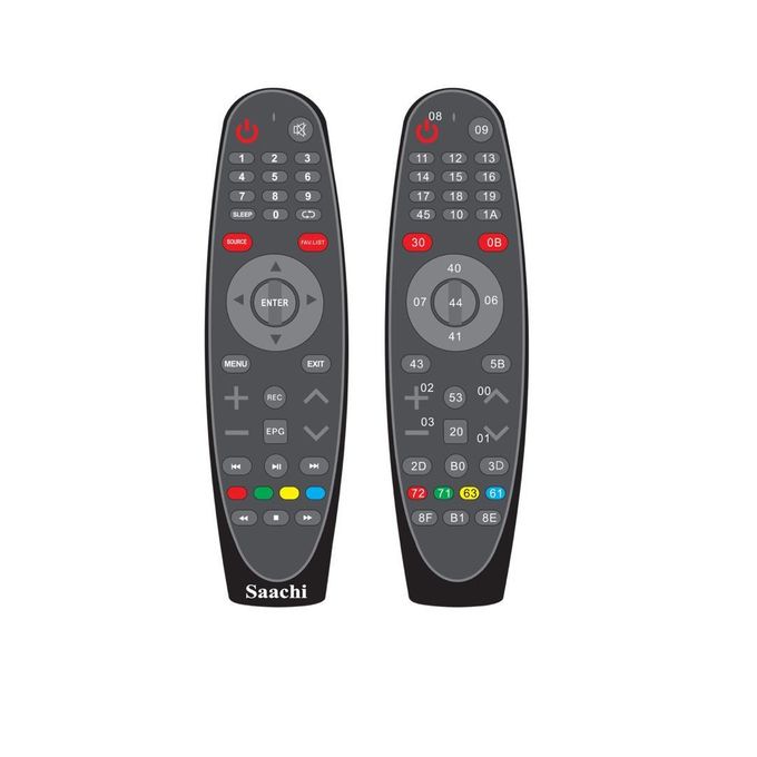 Saachi 32Inch LED Digital Frameless, Free To Air TV And AC-DC Operated With 2 Remotes - Black