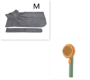 New Pet Cat Brush Hand-held Steel Wire Self-cleaning Comb Looper For Hair Removal