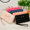 New Korean version of women's wallet in the long money bag butterfly knot lunch box woman bag tide