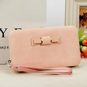 New Korean version of women's wallet in the long money bag butterfly knot lunch box woman bag tide