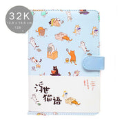Cartoon magnetic buckle notebook color page hand ledger