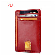 Card Holder Leather Foreign Trade Men RFID Anti-theft Swiping European And American Card Holder Male Amazon Hot Products Card Holder