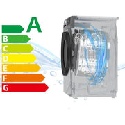 Chiq 10kg Front Load Automatic Washing Machine - Dark Silver (2 YRS WRNTY)