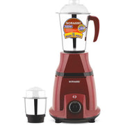 Sonashi Mixer Grinder, Chopper, Blender - SB-196 Made In India - Red (1 YR WRNTY)