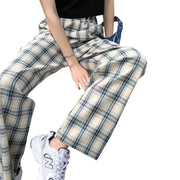 Plaid Pants Women's Spring And Autumn Thin